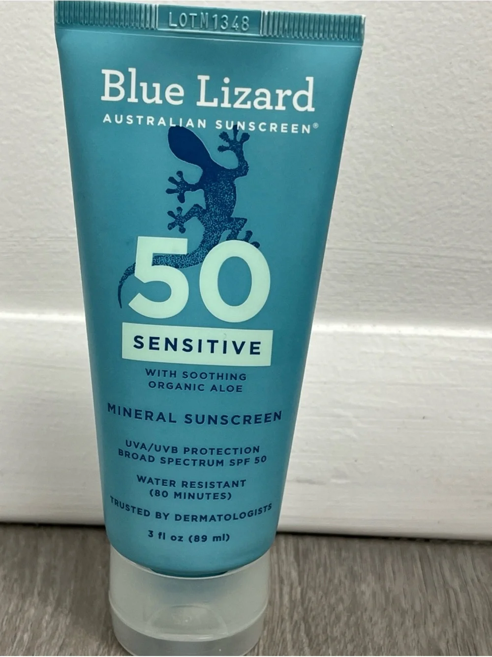 Blue Lizard Australian Sunscreen 50 sensitive mineral sunscreen